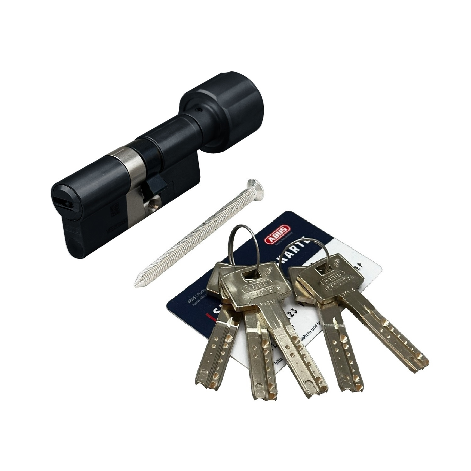 Механизм цилиндровый ABUS VELA 2000 155(80x75В) ключ/вертушка MX MBL (5 key)