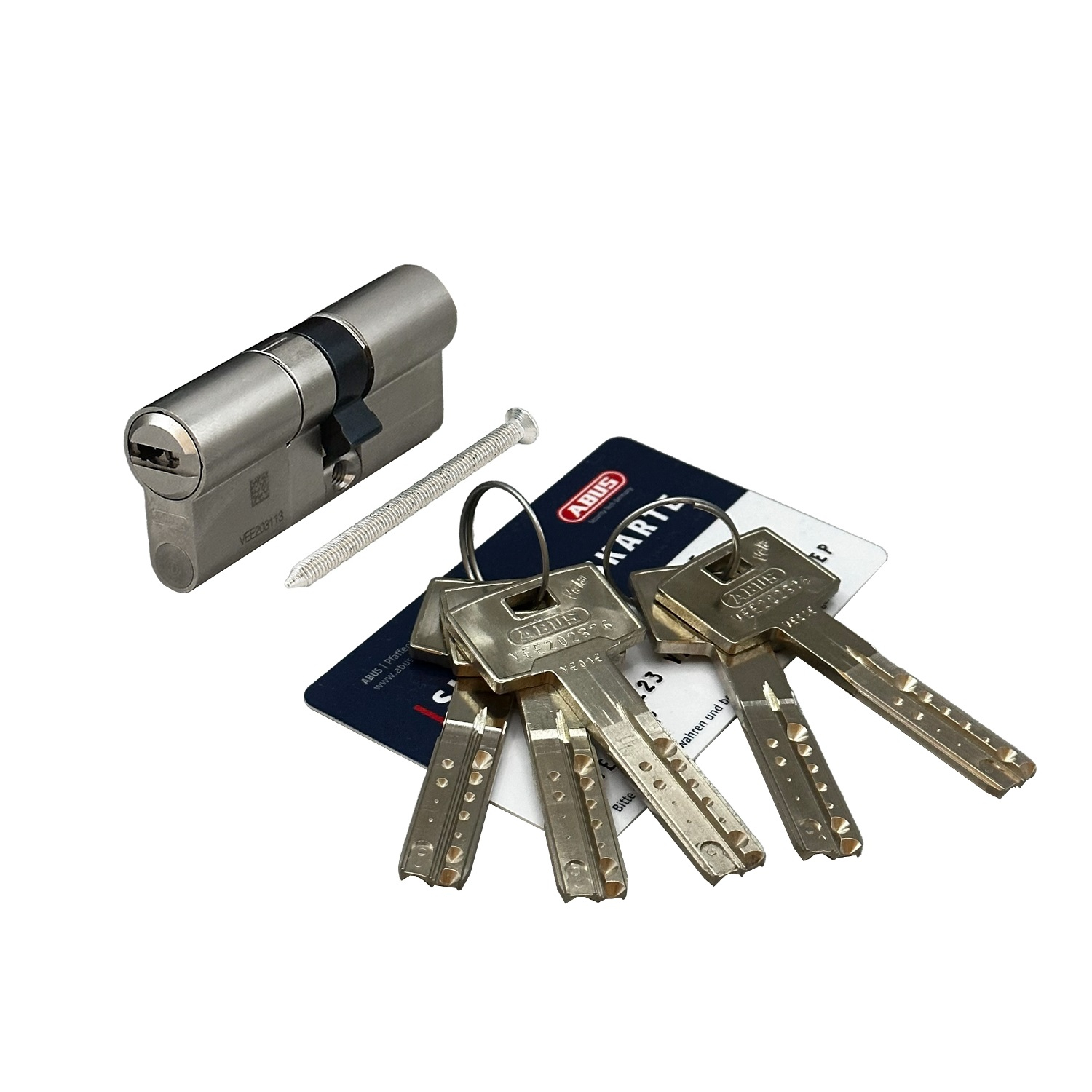 Механизм цилиндровый ABUS VELA 2000 155(55x100) ключ/ключ MX NI (5 key)