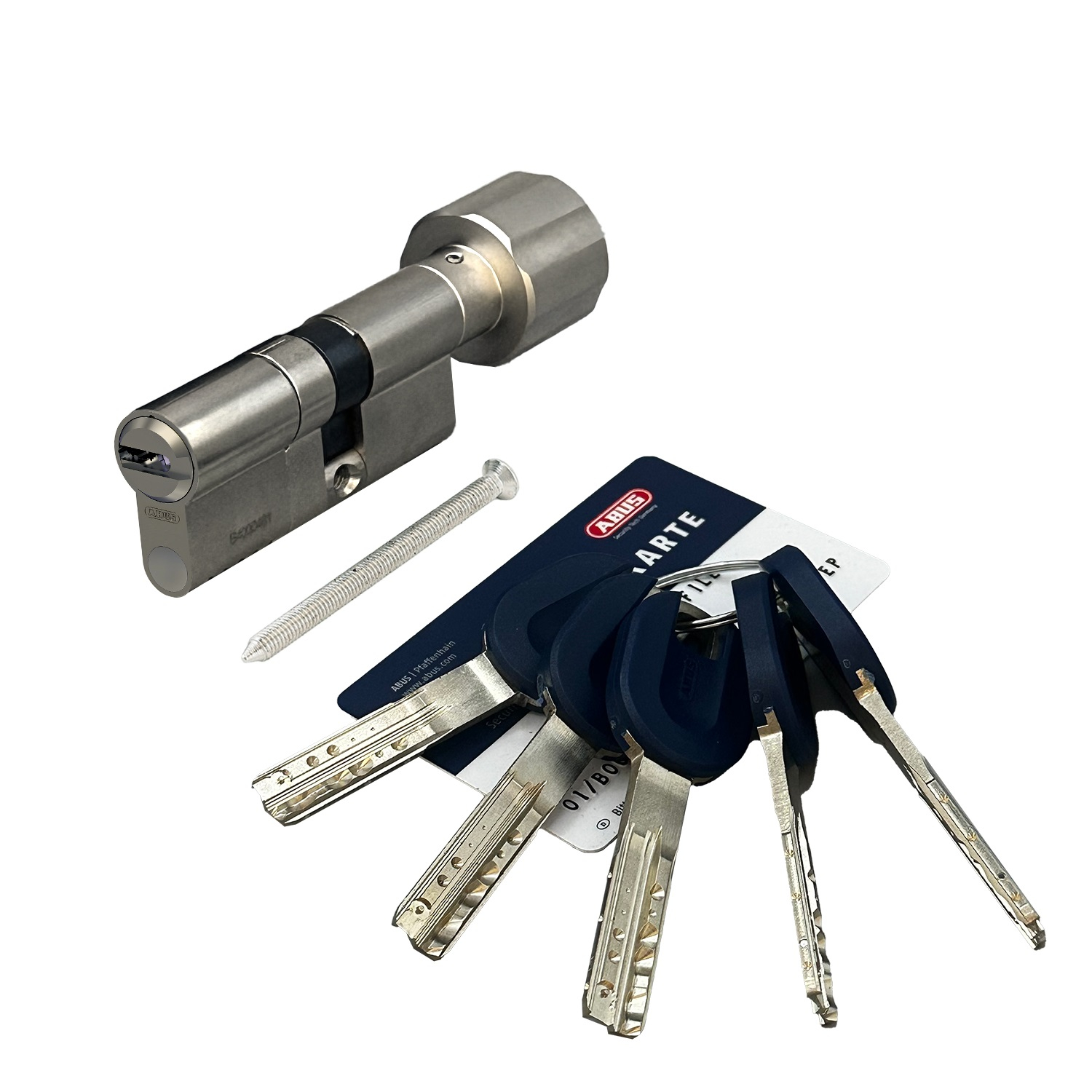 Механизм цилиндровый ABUS BRAVUS 4000 130(30x100В) ключ/вертушка MX PROCAP NI (5 key)