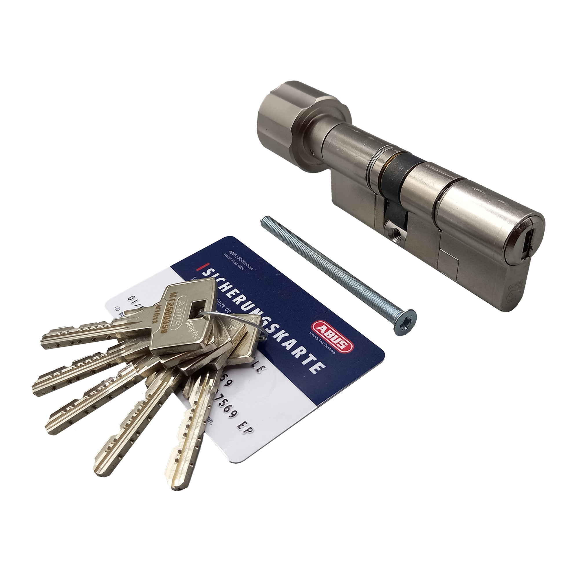 Механизм цилиндровый ABUS MAGTEC 2500 165(95x70В) ключ/вертушка ME NI (5 key)