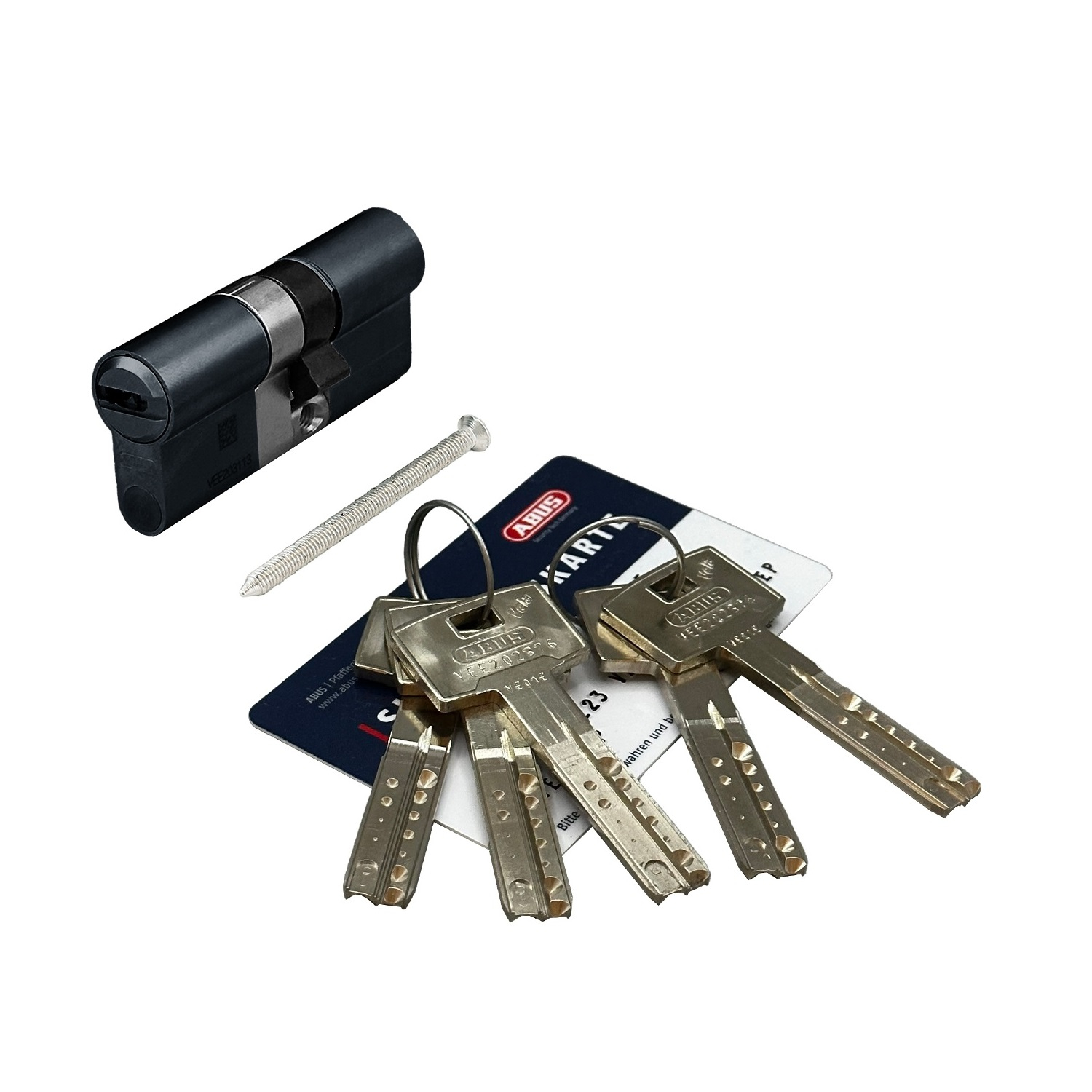 Механизм цилиндровый ABUS VELA 2000 200(100x100) ключ/ключ MX MBL (5 key)