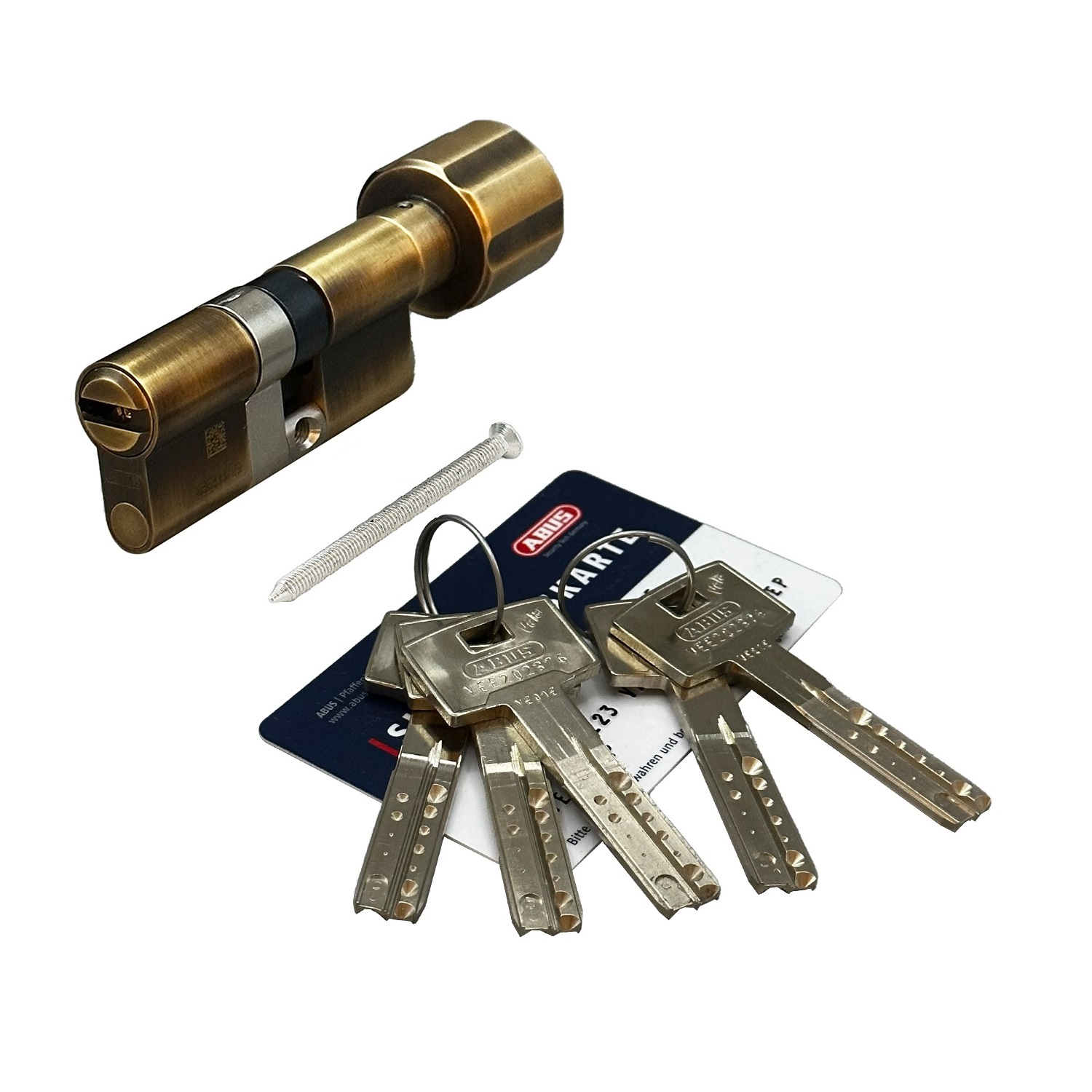 Механизм цилиндровый ABUS VELA 2000 140(80x60В) ключ/вертушка MX ABR (5 key)