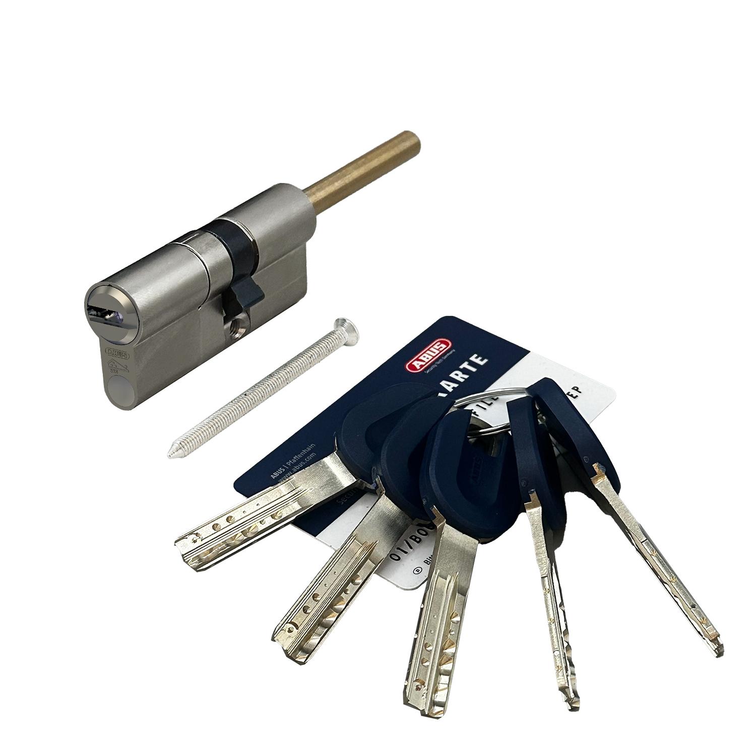 Механизм цилиндровый ABUS BRAVUS 3500 MAGNET 100(70x30) ключ/шток MX PROCAP PRO NI (5 key)