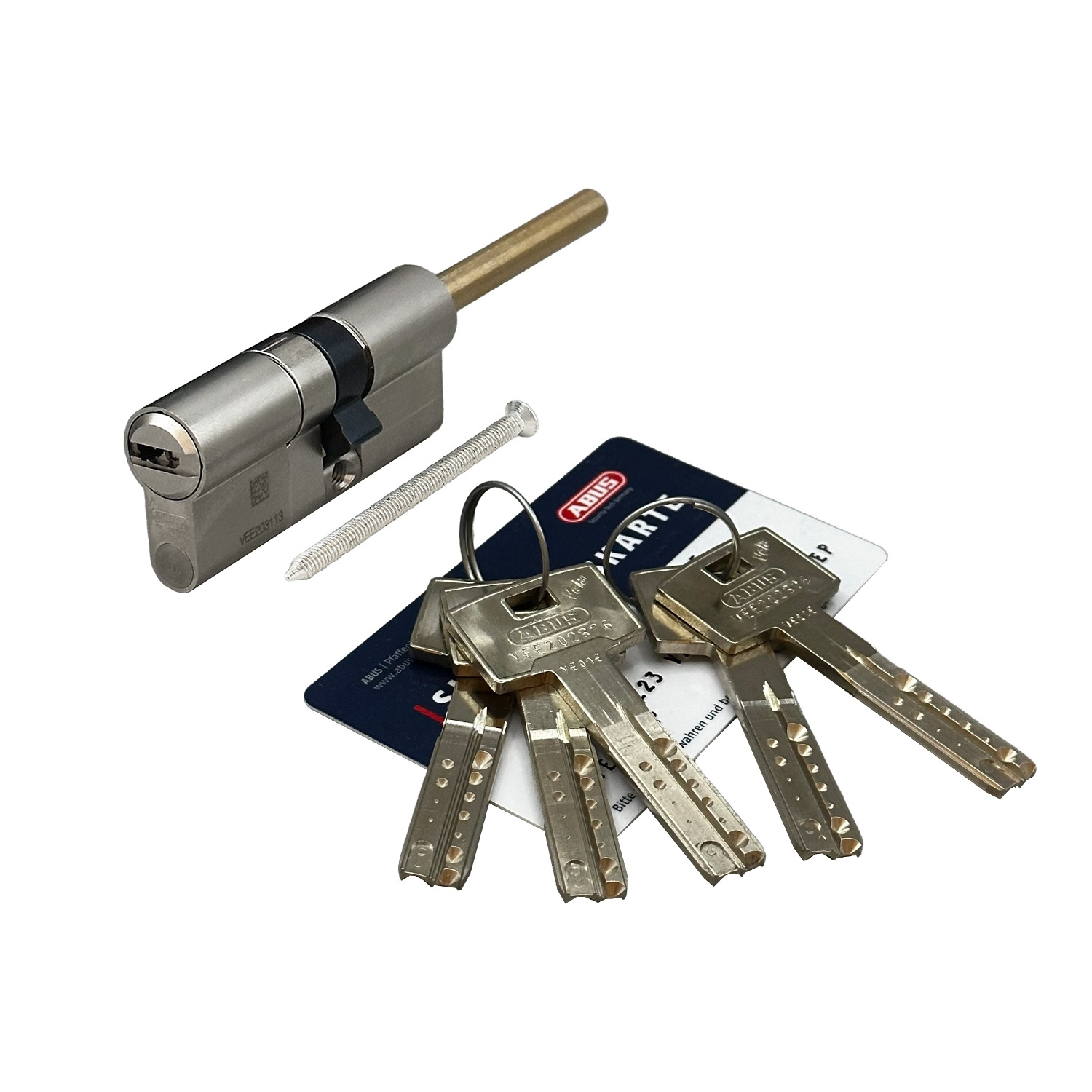Механизм цилиндровый ABUS VELA 2000 75(45x30) ключ/шток MX NI (5 key)