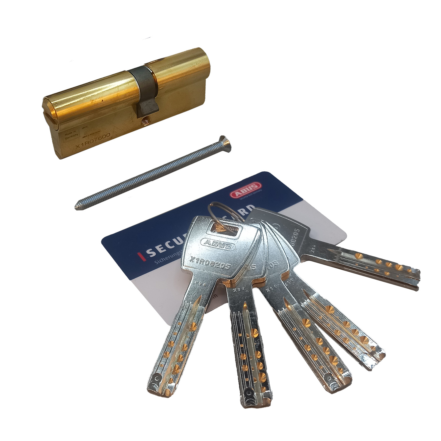 Механизм цилиндровый ABUS X12R410 ключ/ключ 30-30 (60 мм) MS (5 key)